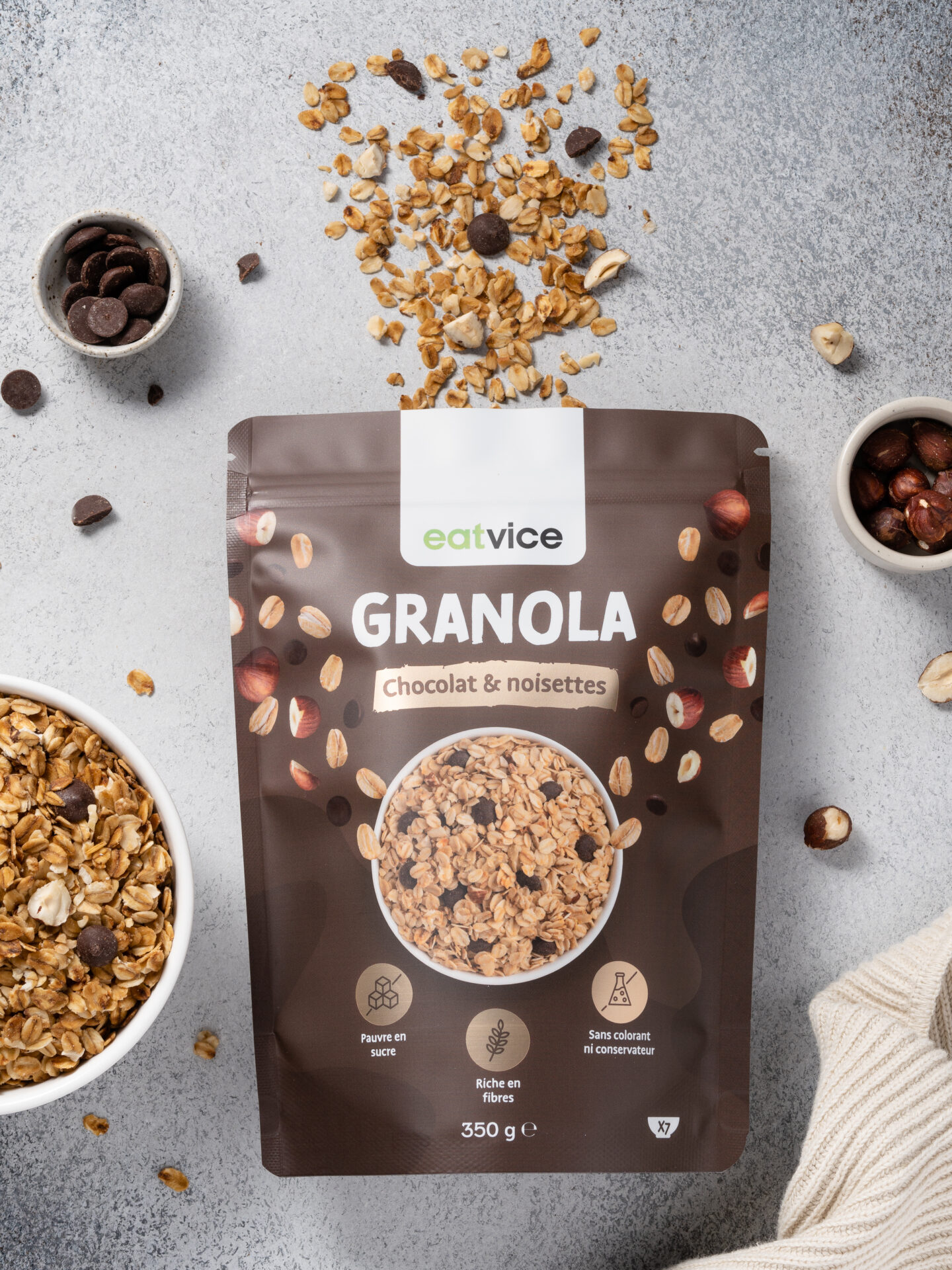 Granola chocolat & noisettes