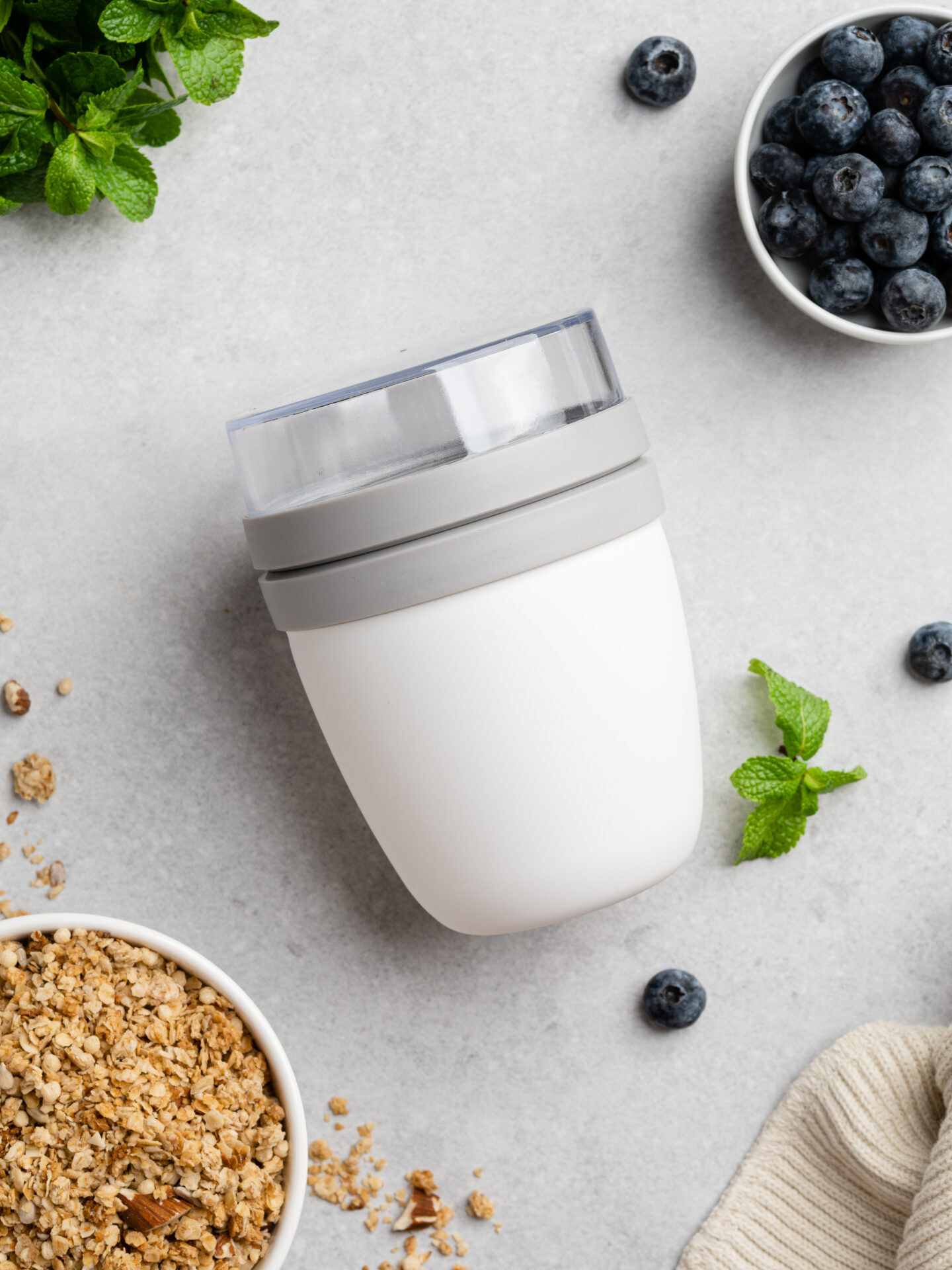 Bol pour muesli à emporter